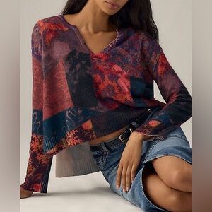 Pilcro CASHMERE Gorgeous V-Neck Sweater